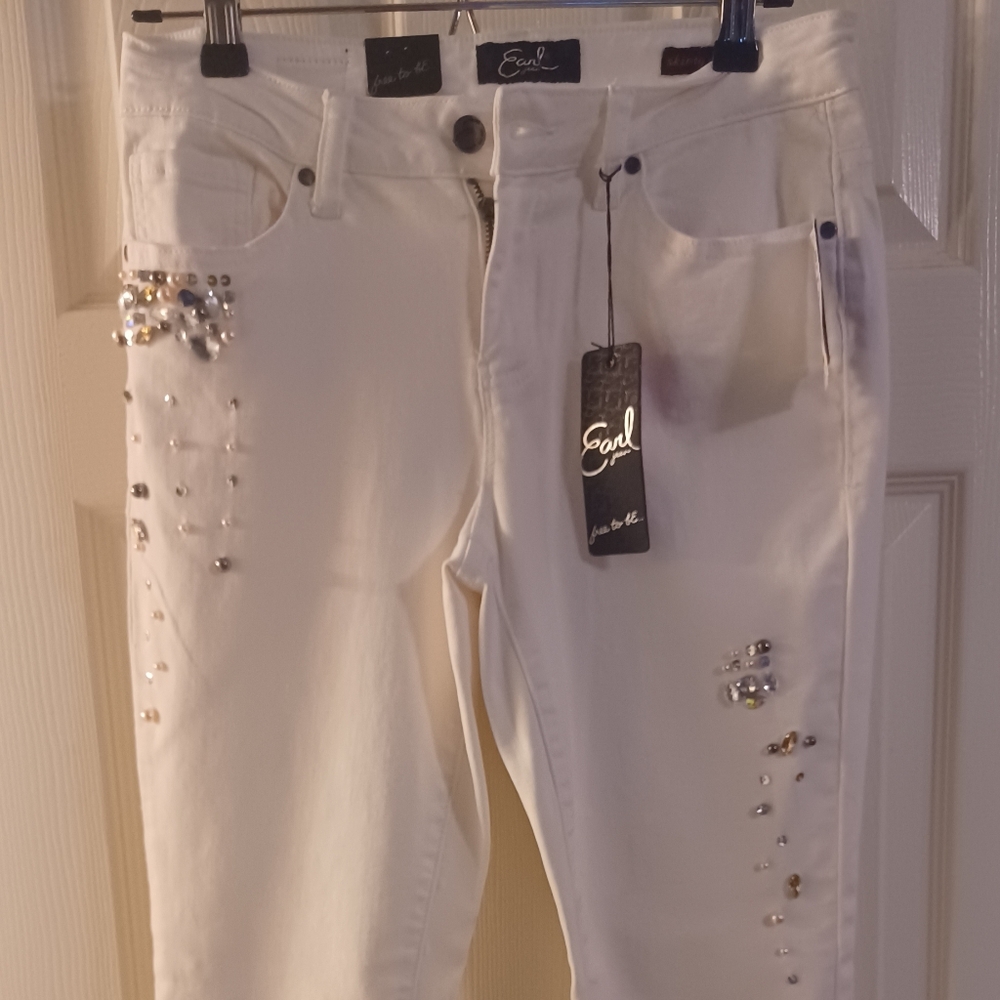 White Jean Pants